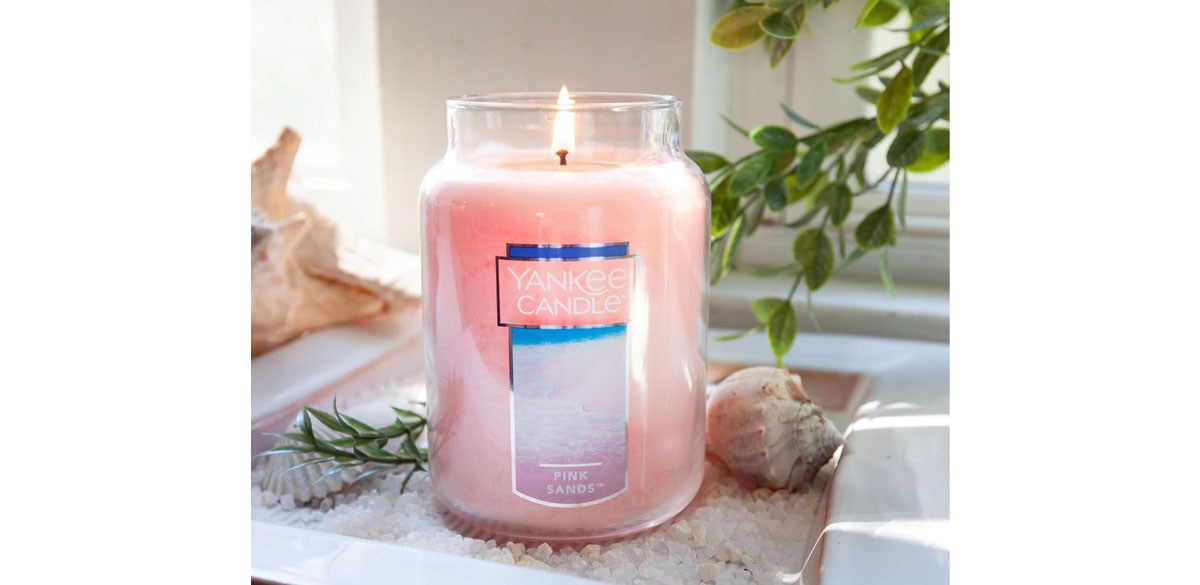 Yankee Candle Pink Sands Scented, Classic 22oz Large Jar
