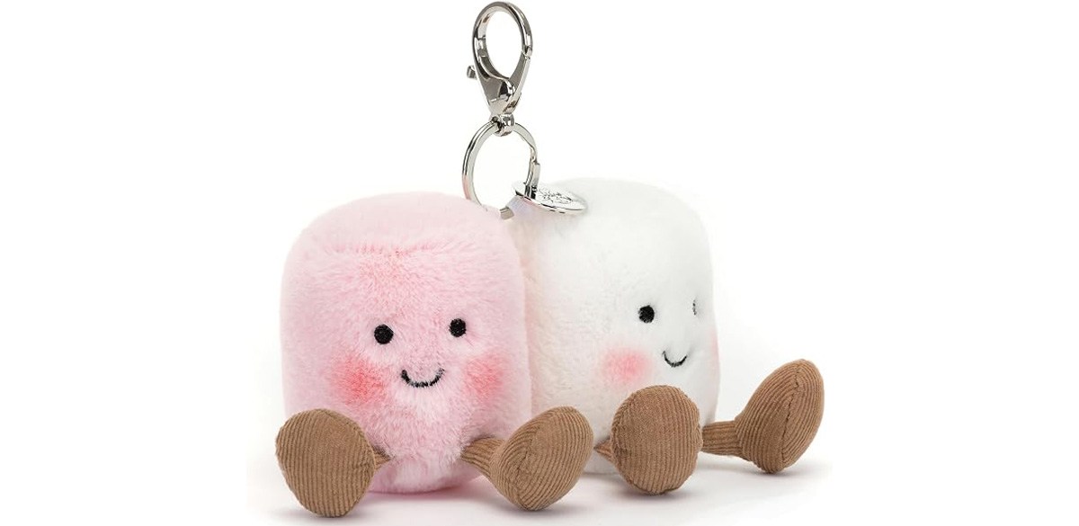 Jellycat Amuseables Pair of Marshmallows Bag Charm