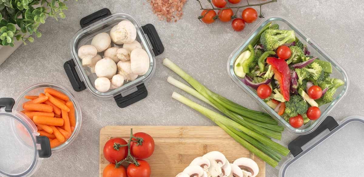 JoyJolt 24-Piece Glass Food Storage Set with Lids