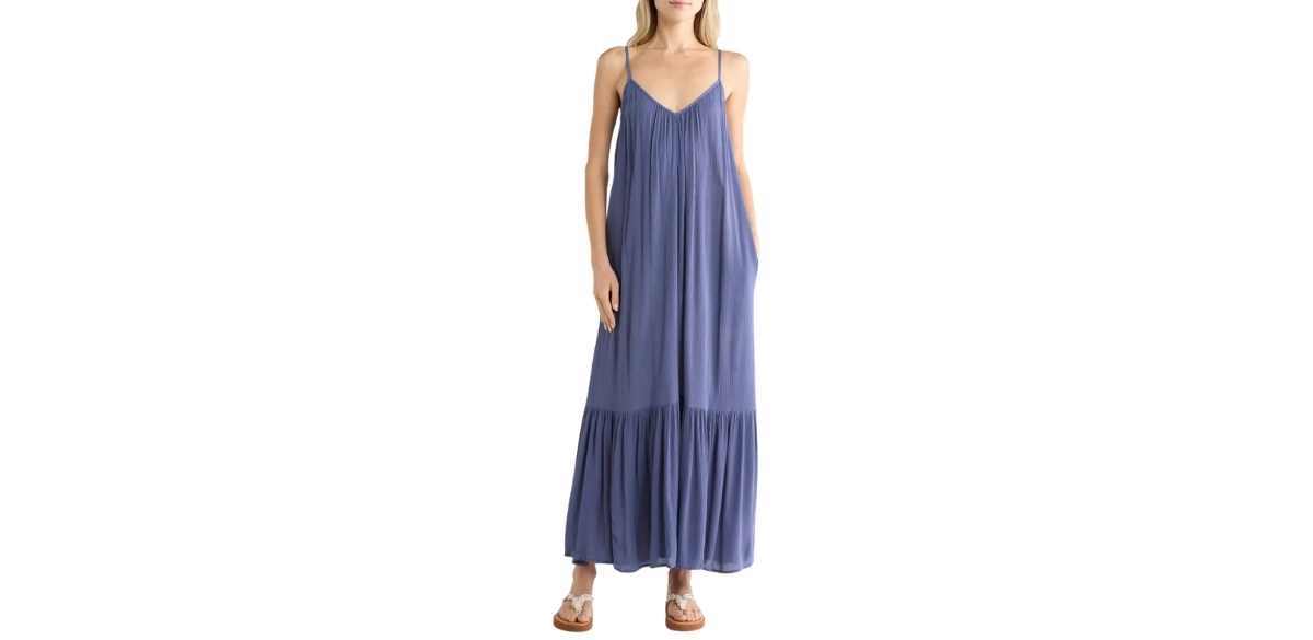 Melrose and Market Gauze Tiered Maxi Dress