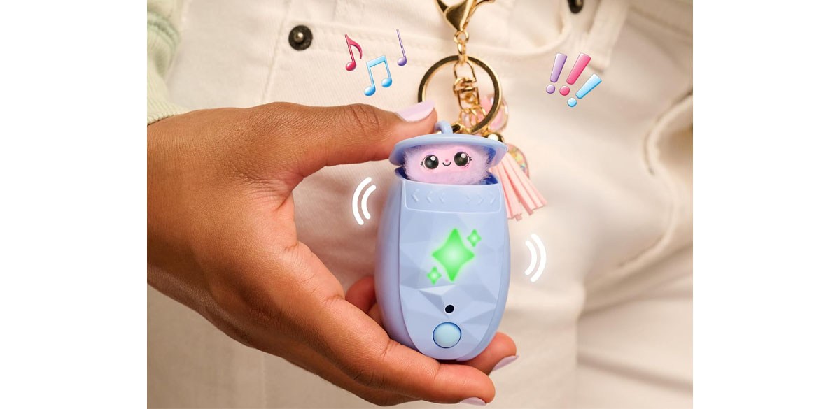 Peekimo Pink Interactive Pet and Wearable Charm Accessory