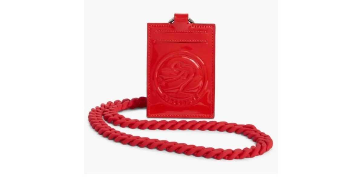 Longchamp Gloss Lanyard Card Holder