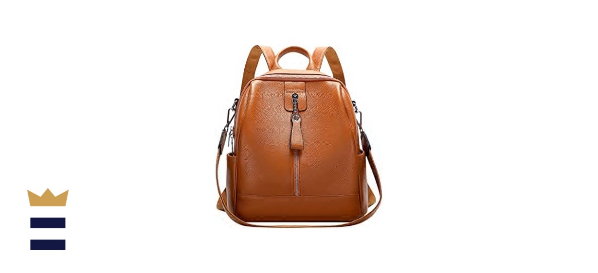 Altosy Genuine Leather Convertible Backpack