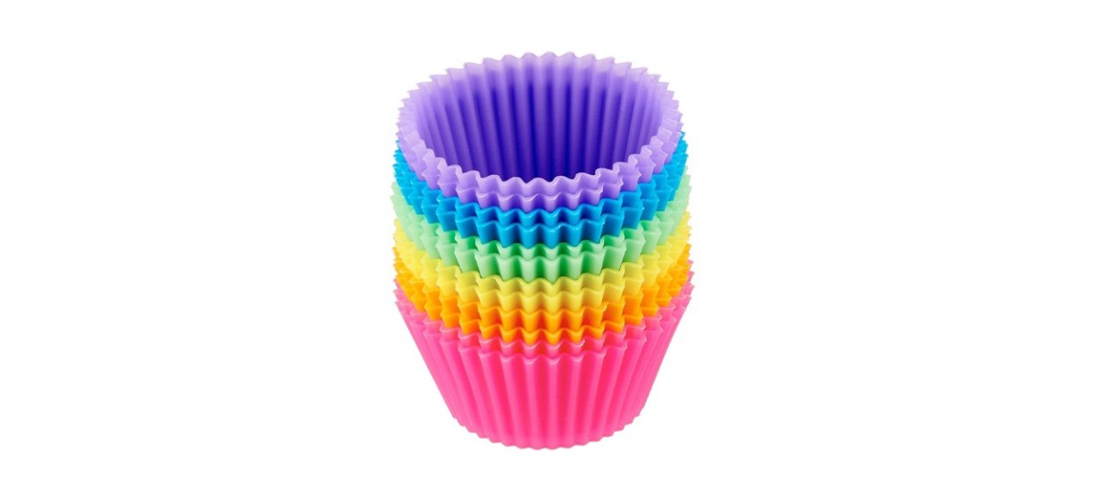 Amazon Basics Reusable Silicone Baking Cups