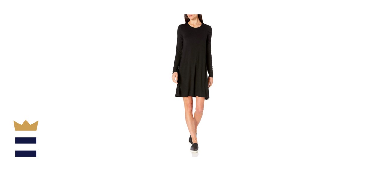 Amazon Essentials Long-Sleeve Crewneck Swing Dress