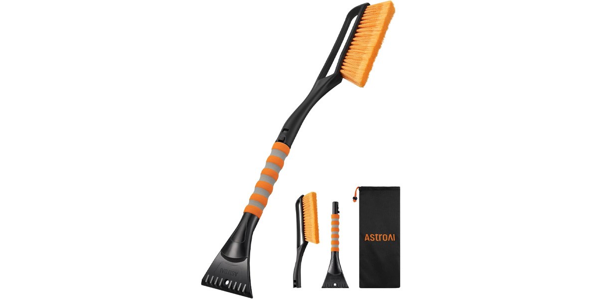 AstroAI 27" Snow Brush and Ice Scraper
