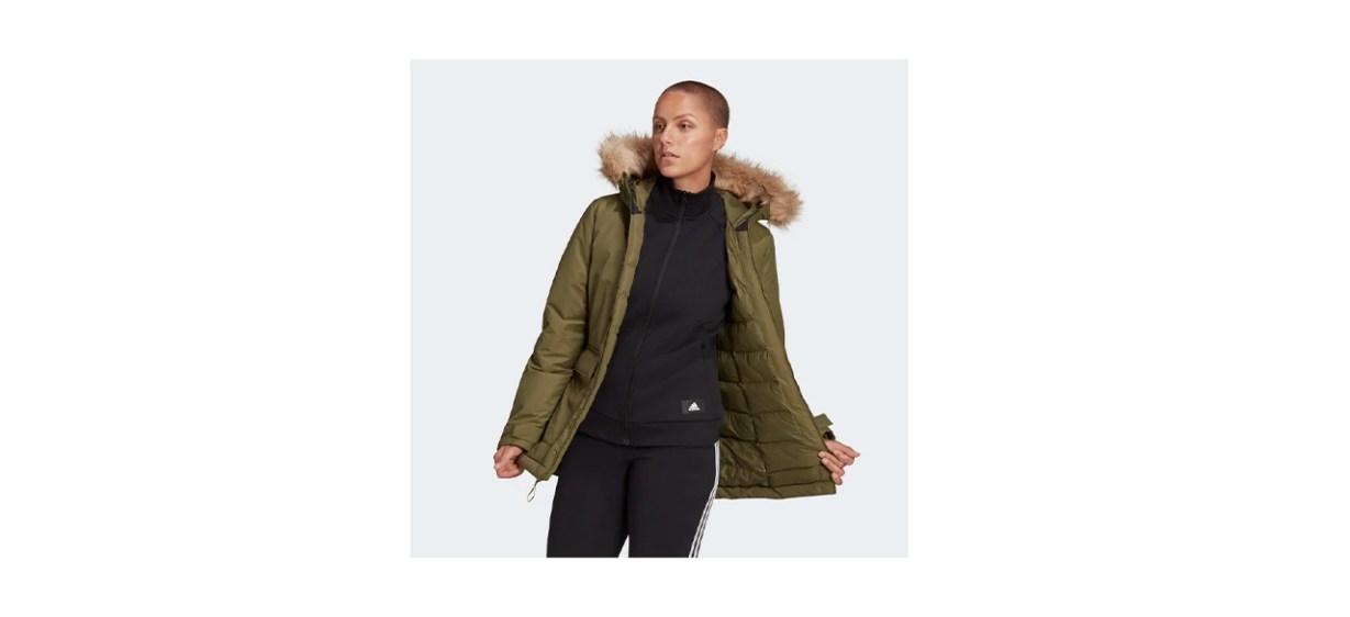 Best Adidas Utilitas Hooded Parka Women's Hiking Jacket