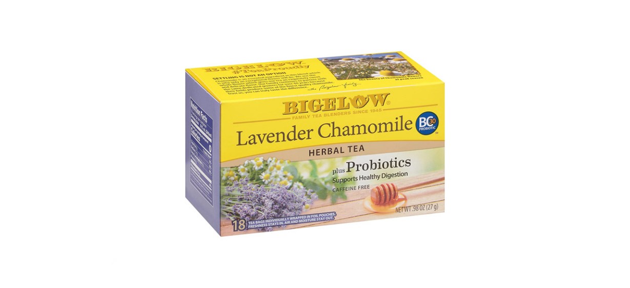 best Bigelow Lavender Chamomile Plus Probiotics Herbal Tea