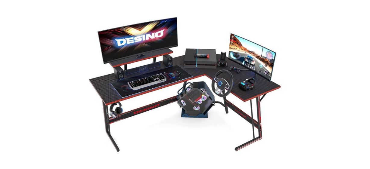 DESINO L Shaped Gaming Desk