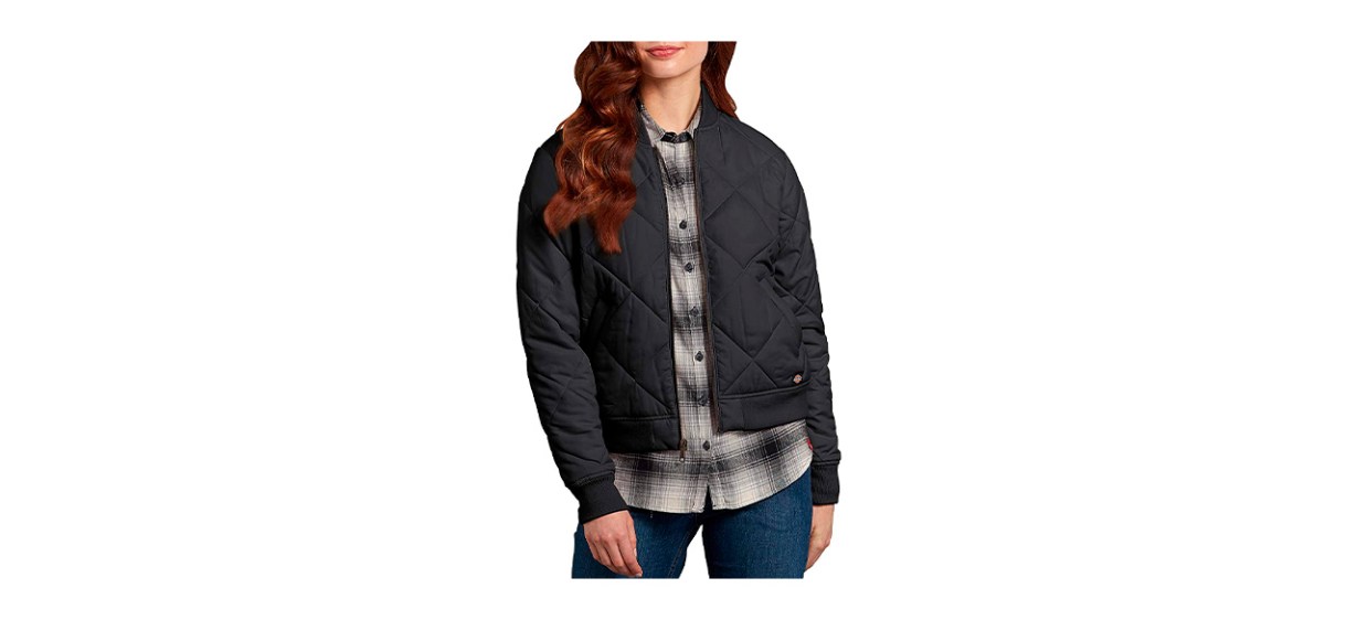 Best Dickies Womens Quilted Bomber Jacket