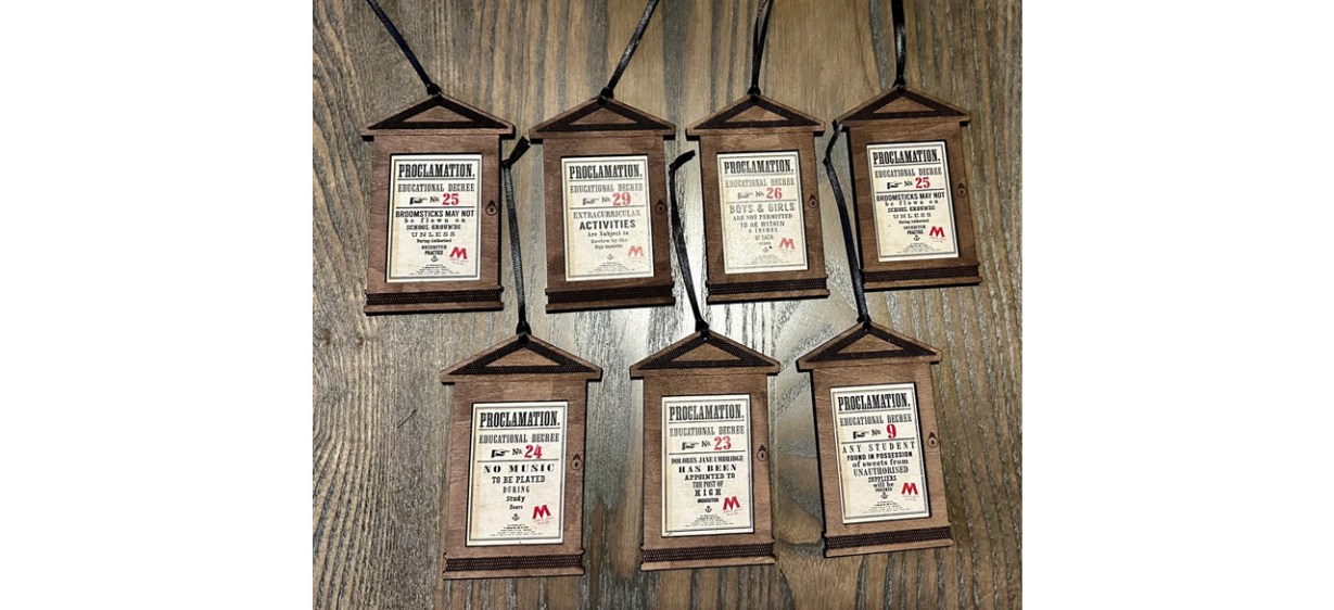 Best TriwizardEmporium Wizard School Rule Notices Christmas Ornaments