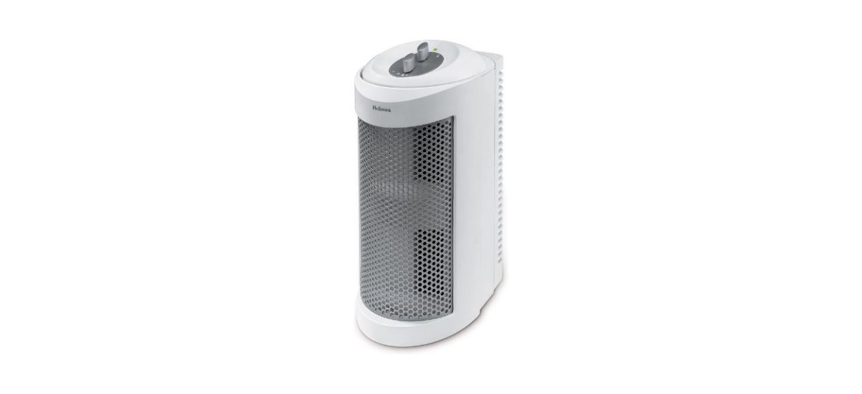 Best Holmes True HEPA Allergen Remover Mini Tower Air Purifier with Optional Ionizer