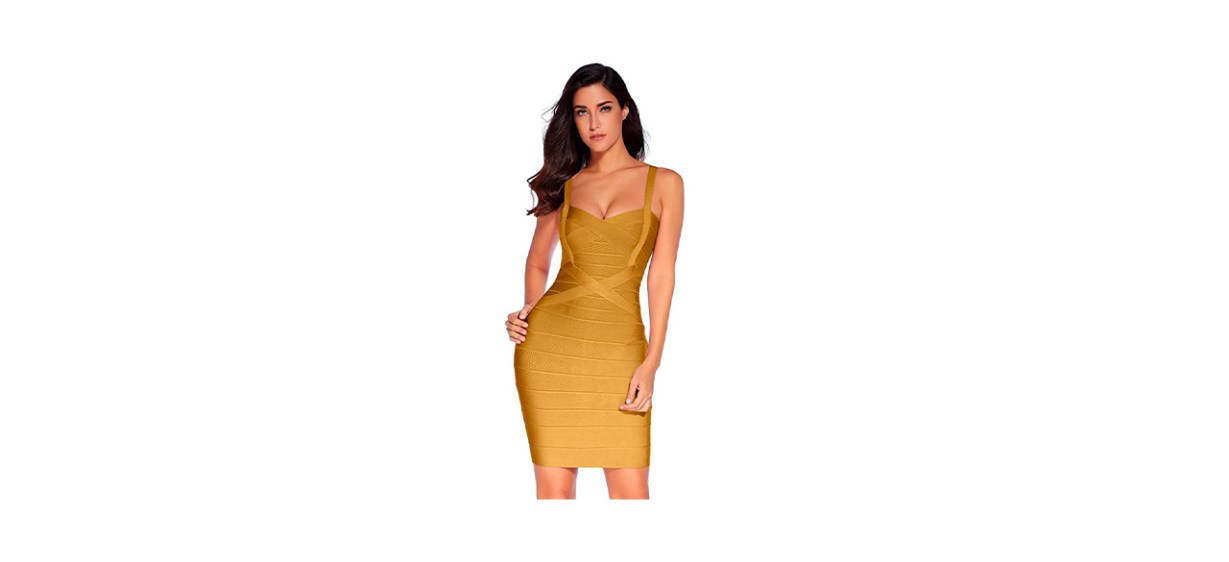 Best Meilun Celebrity Bandage Bodycon Dress