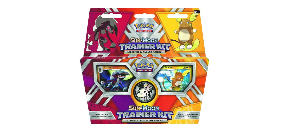 Pokémon TCG: Sun &amp; Moon Trainer Kit Lycanroc &amp; Alolan Raichu Card Game