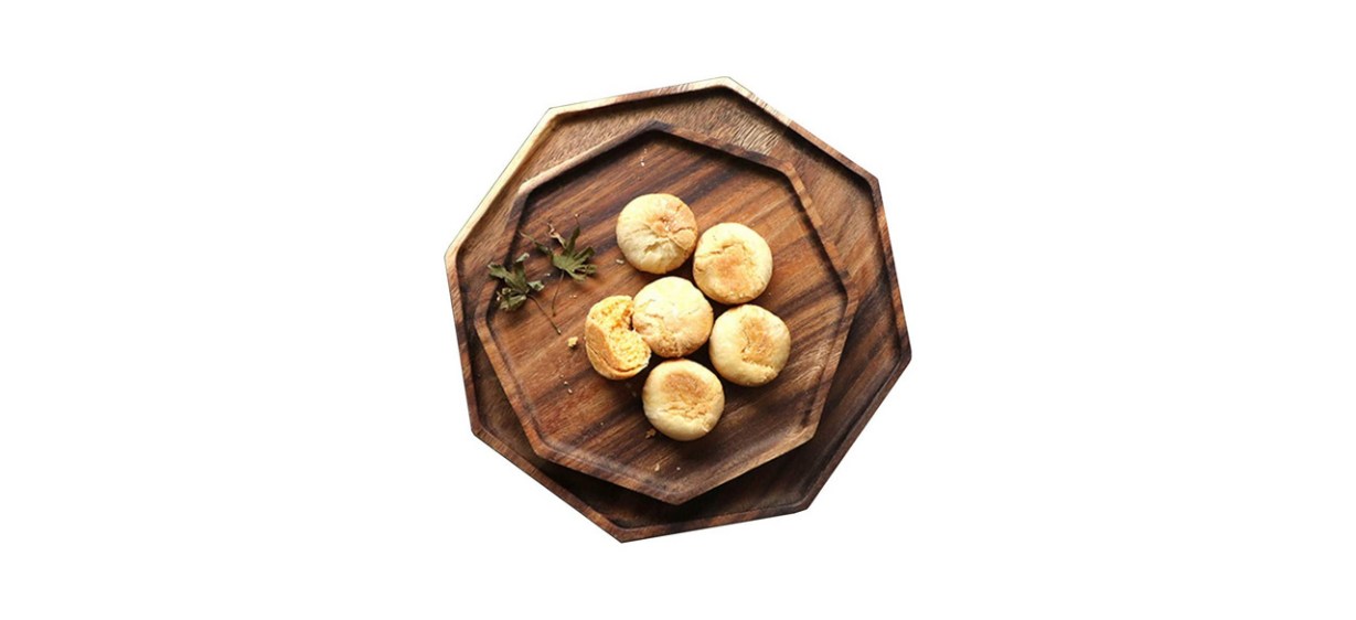 Best Set of 2 Acacia Wooden Serving Platters