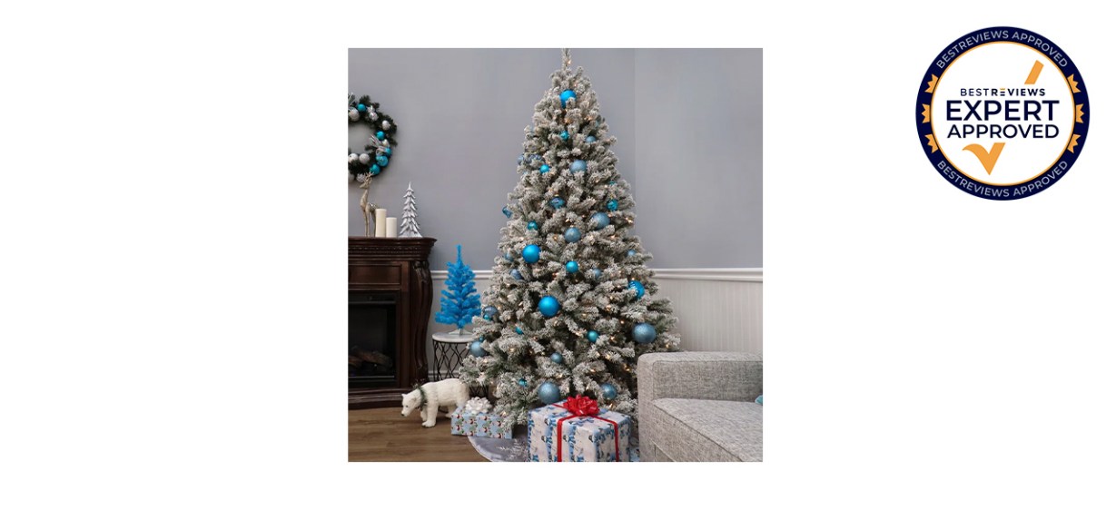 Best The Holiday Aisle 7.5-Foot Lighted Artificial Spruce Christmas Tree