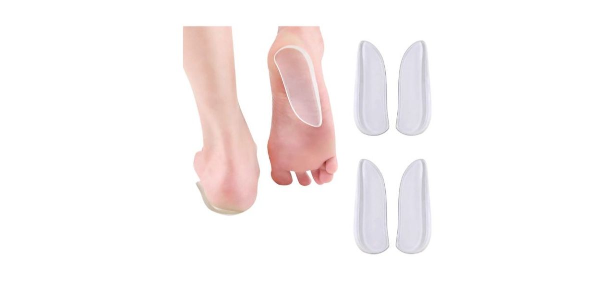 Wonderwin Medial &amp; Lateral Heel Wedge Silicone Insoles