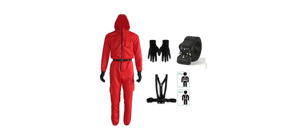 Best XX Franxx Red Jumpsuit Costume