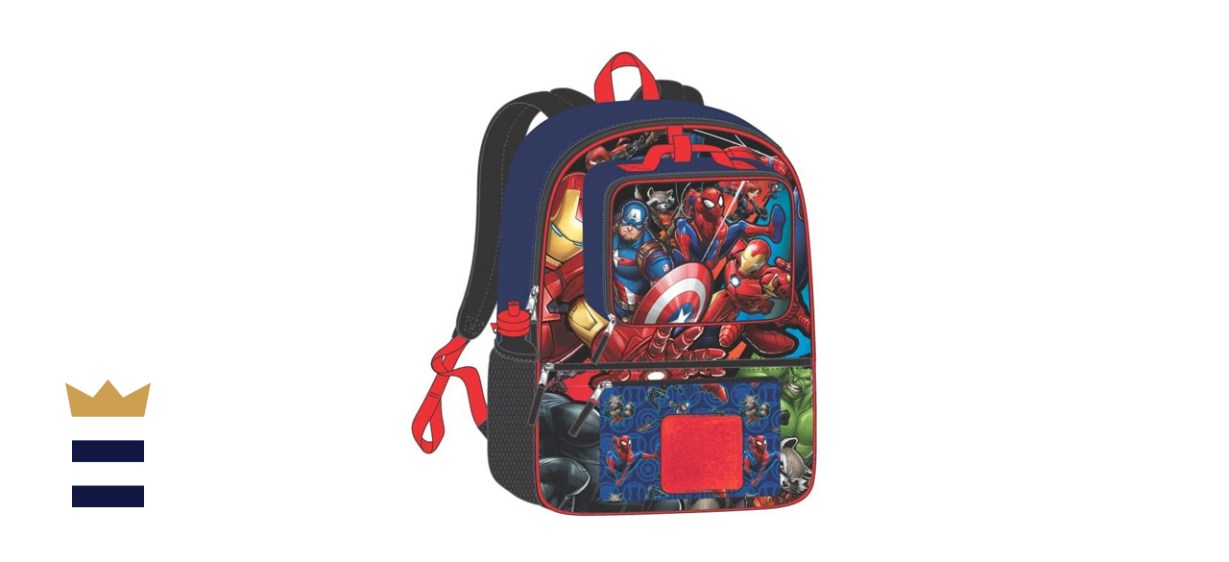 Bioworld Comic Book Universe Superheroes Backpack Set