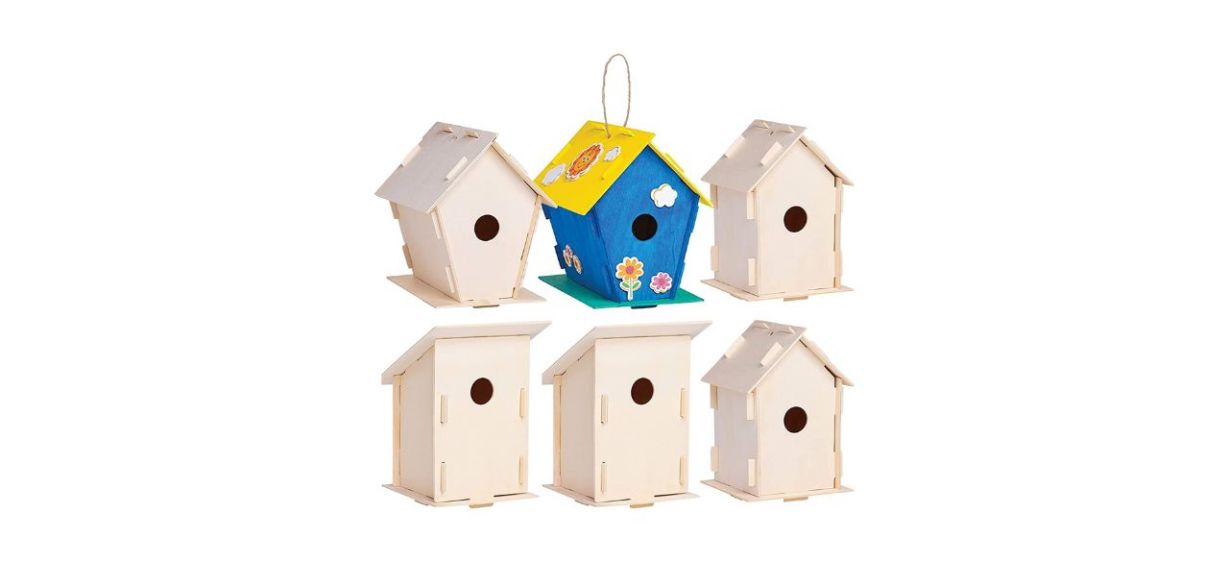 Neliblu Store 12 Wooden Birdhouses Neliblu Store 12 Wooden Birdhouses