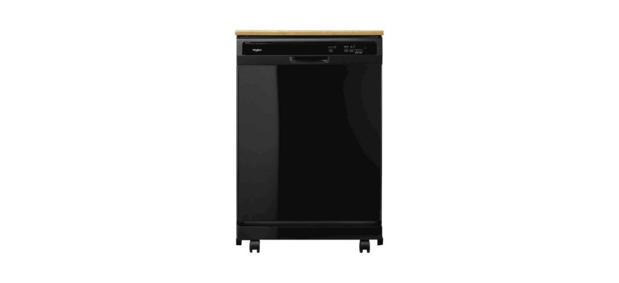 Whirlpool 24-Inch Front Control Tall Tub Portable Dishwasher