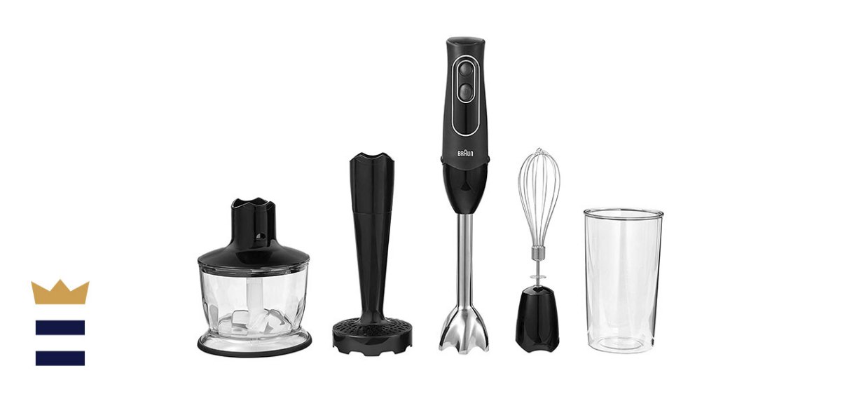 Braun MQ537BK 4-in-1 350W Stainless Steel Immersion Hand Blender