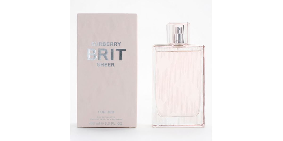 Burberry Brit Sheer Eau De Toilette Spray 3.3 Oz