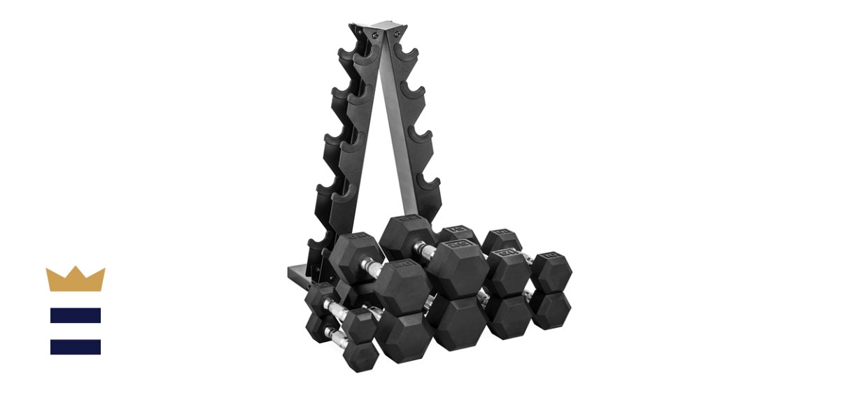 CAP Barbell 150-Pound Dumbbell Set 