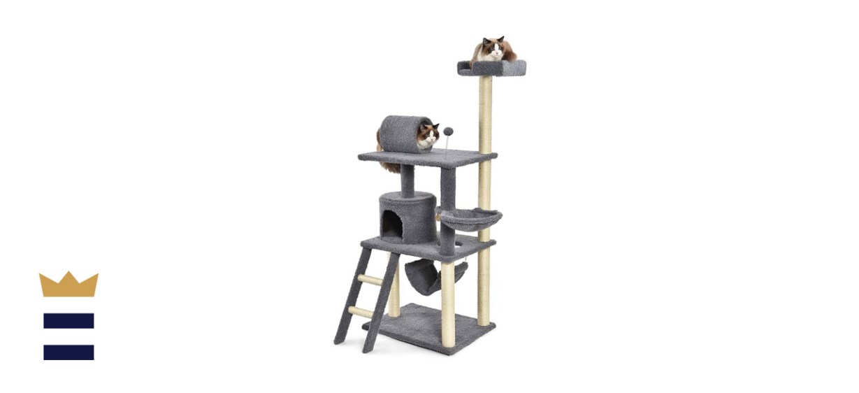 Amazon Basics Multi-Level Cat Tree with Scratching Posts
