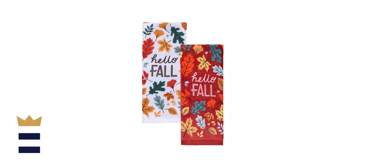 Celebrate Fall Together Hello Fall Kitchen Towel 2-pk