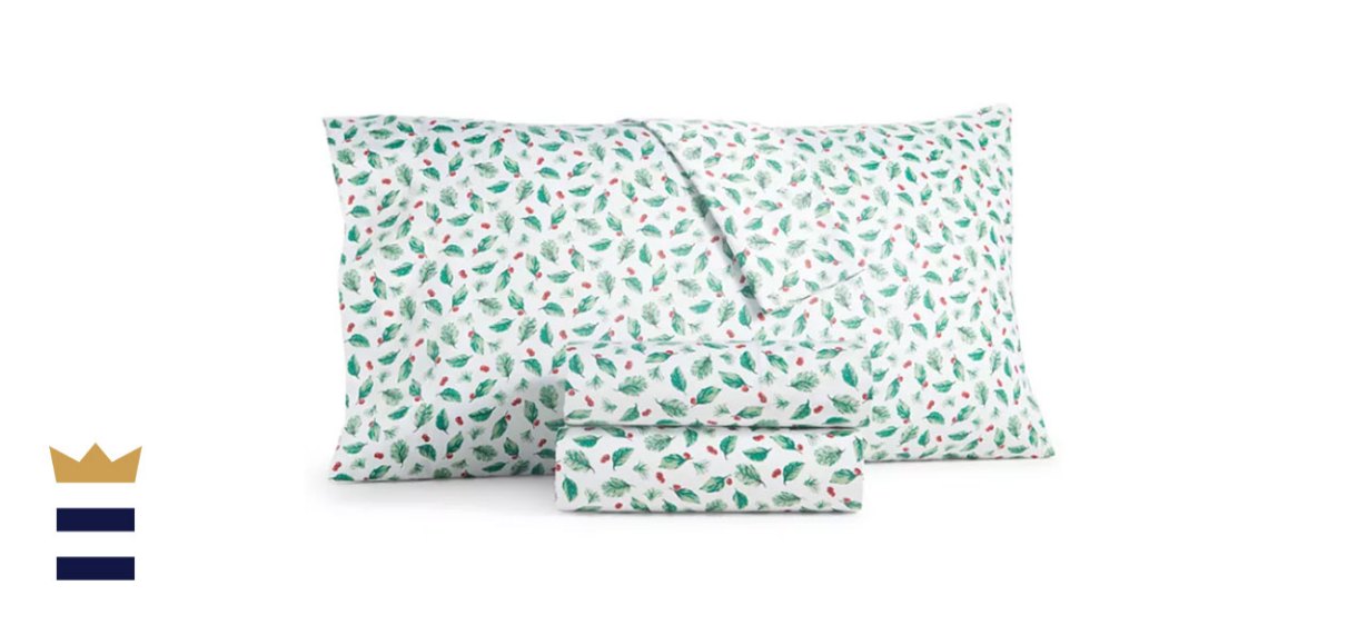 Charter Club Damask Designs Holiday Cotton Four Piece Set