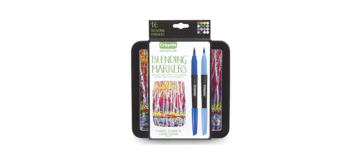Crayola Blending Marker Kit with Decorative Case