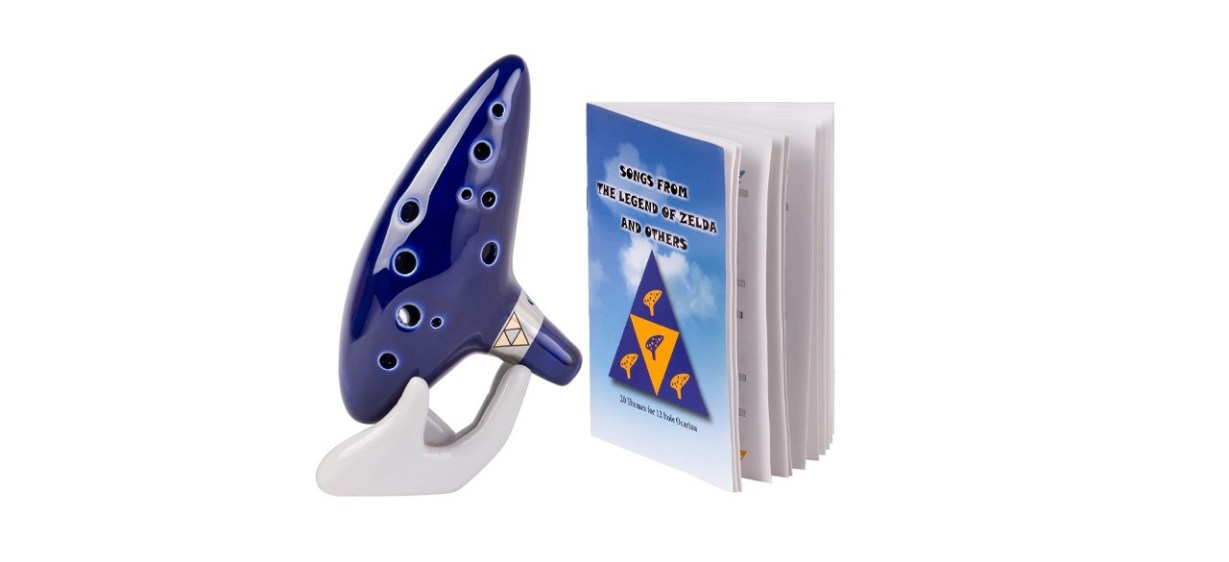 Deekec Zelda Ocarina 12 Hole Alto C with Song Book