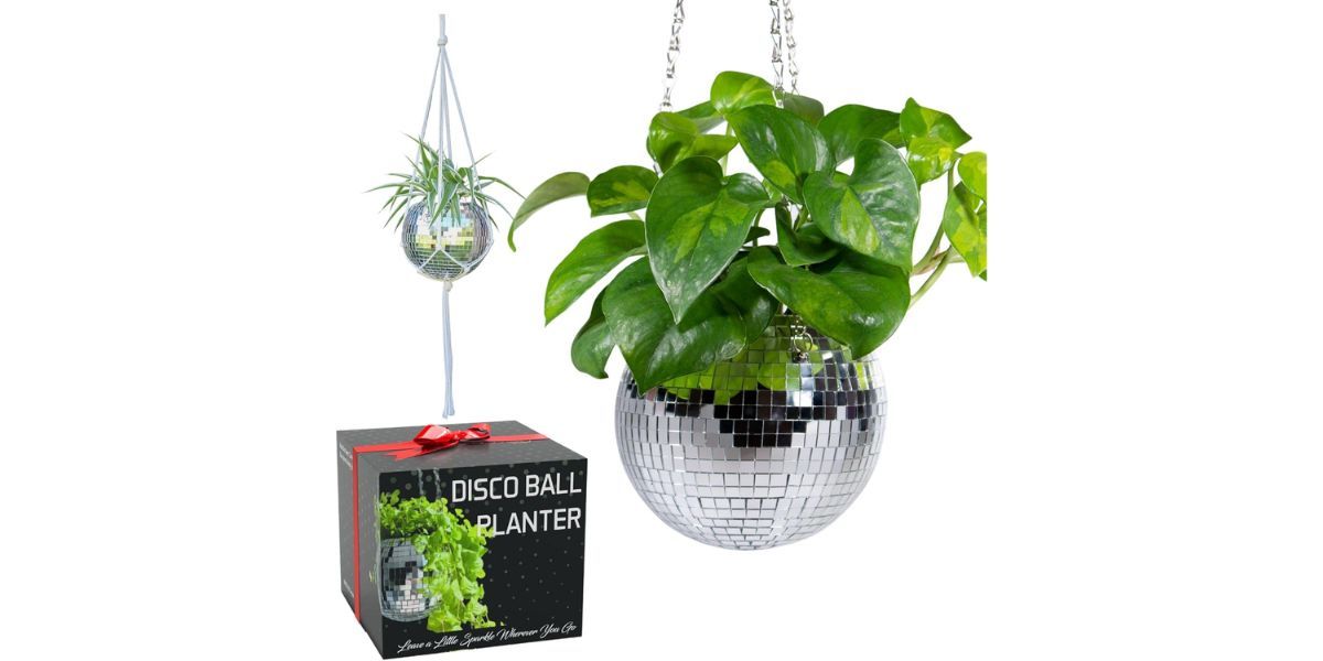 SCANDINORDICA Disco Ball Planter