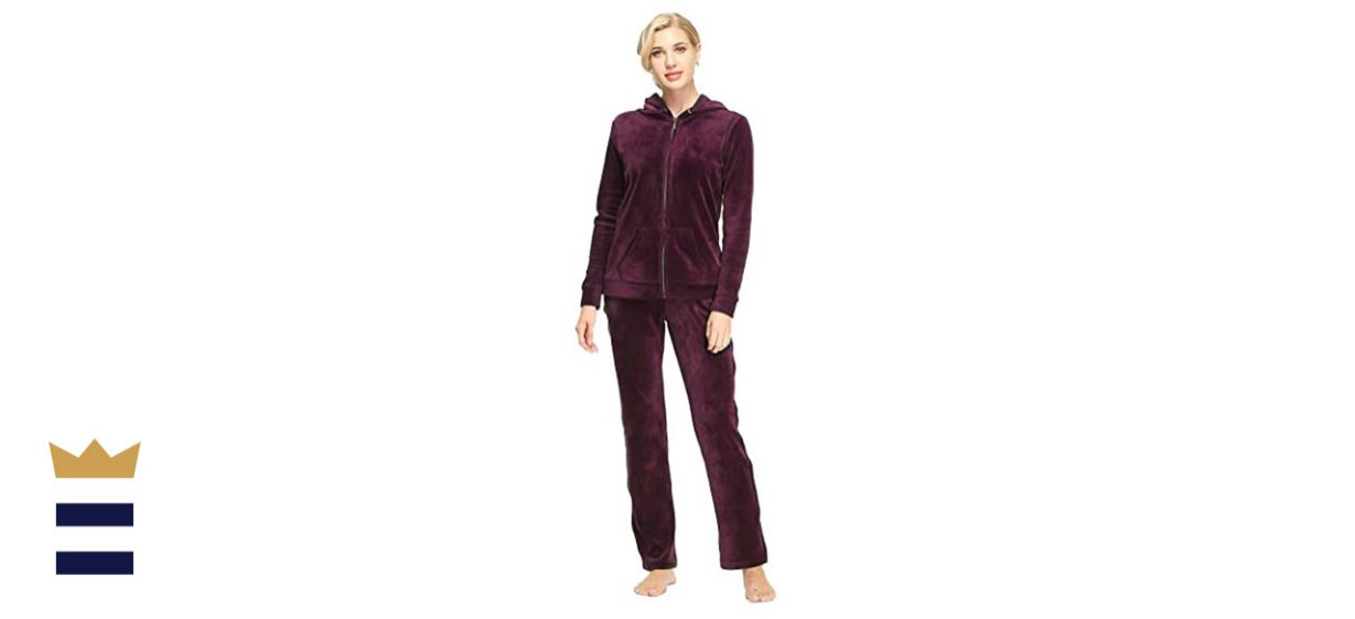 Dolcevida Velour Tracksuit