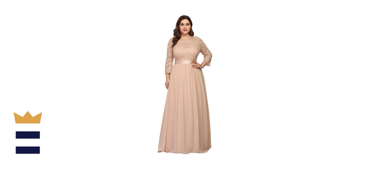 Ever-Pretty Women's Plus Size A-Line Maxi Dress 