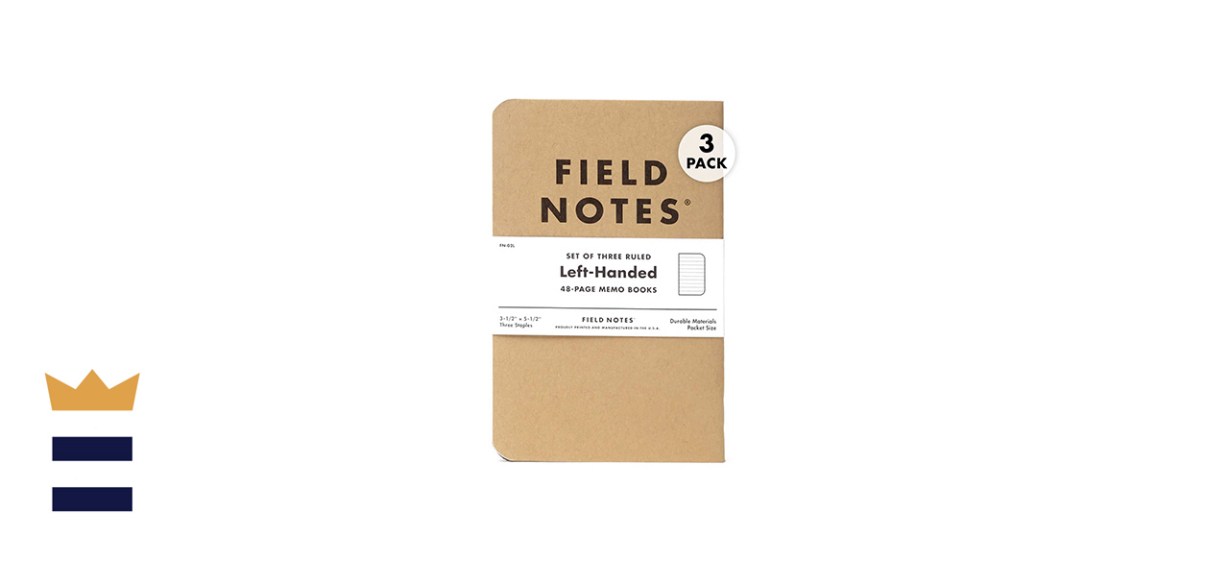 Field Notes: LEFT-HANDED Original Kraft Ruled Paper 3-Pack