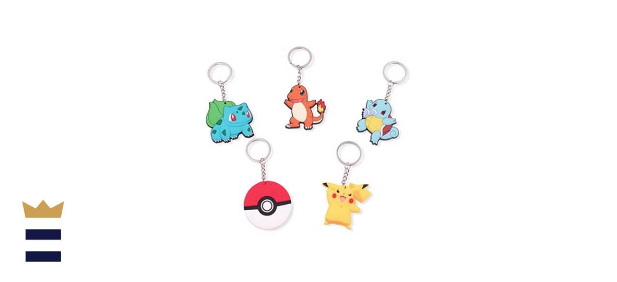 Finex 5-Piece Pokemon Keychain