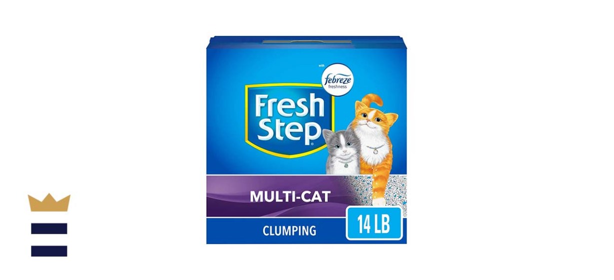 Fresh Step Multi-Cat Scented Clumping Dust-Free Cat Litter with Febreze Deodorizer