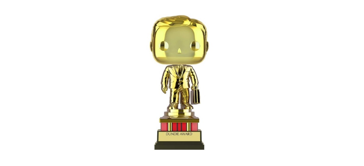 Funko Pop TV The Office Customizable Chrome Dundie Award