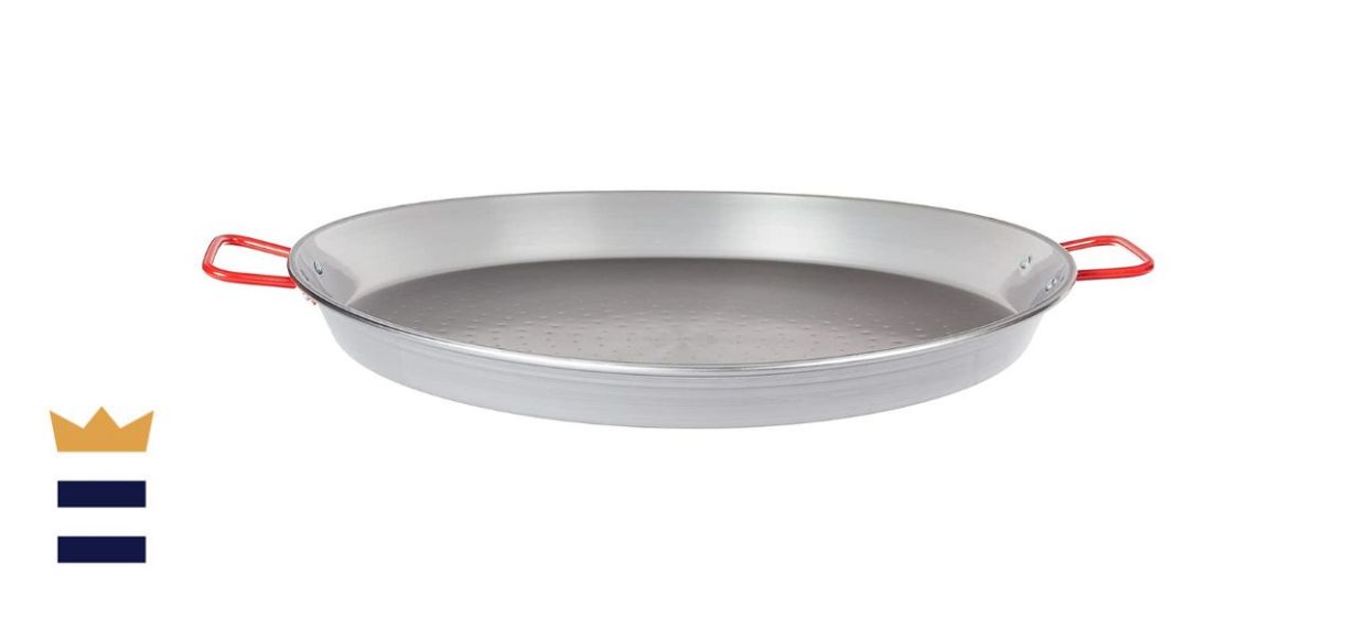 Sol Carbon Steel Non-Stick Paella Pan, 15 Inch - Ecolution