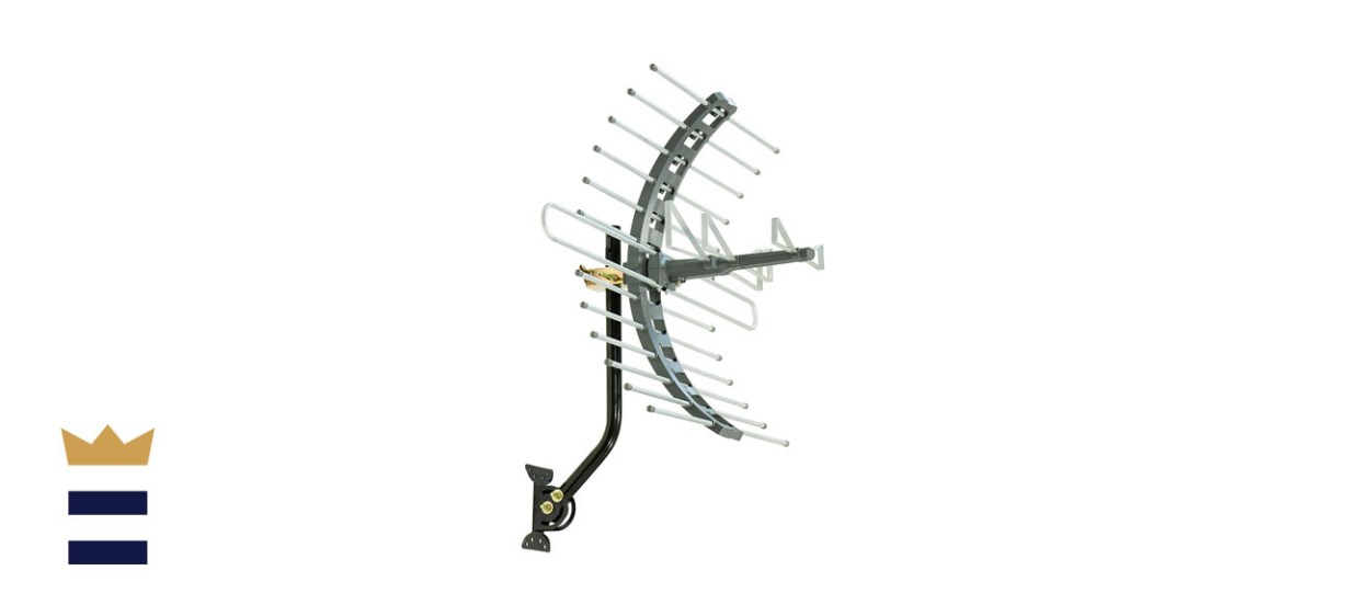 GE Long-Range 4K 1080p 70-Mile Digital Outdoor TV Antenna with Mount Included