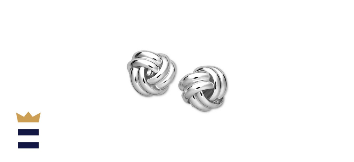 Giani Bernini Double-Knot Stud Earrings in Sterling Silver