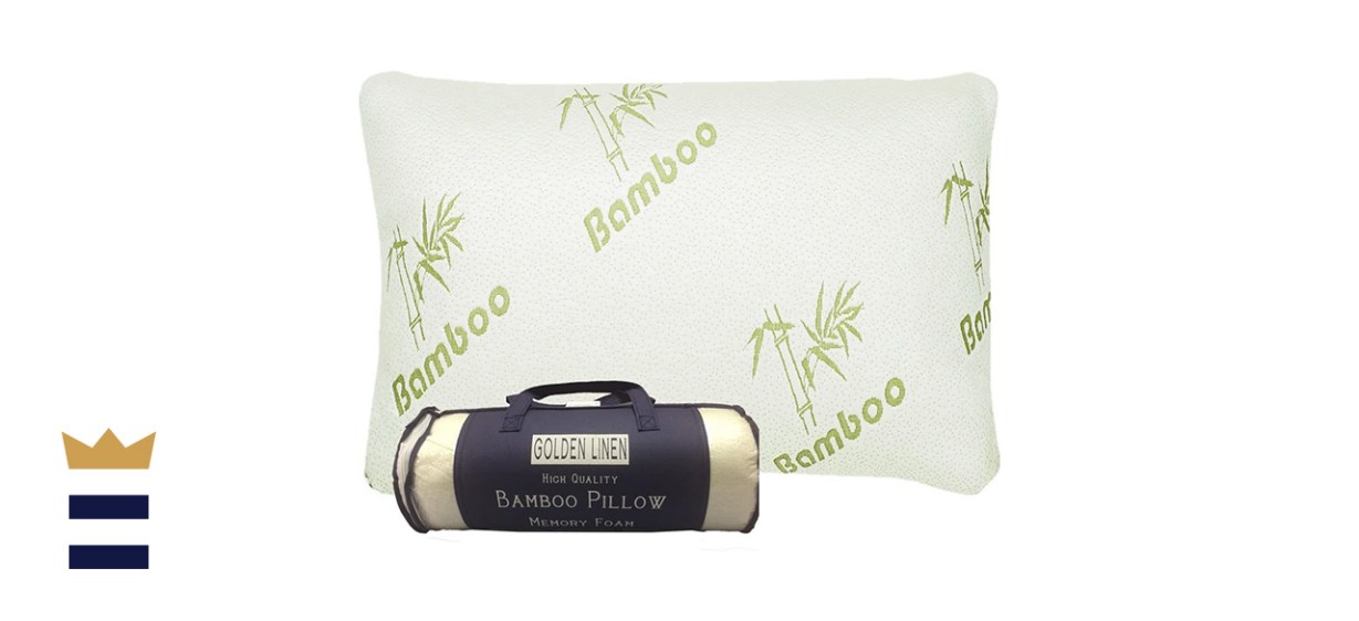 Golden Linens Memory Foam Bamboo Pillow