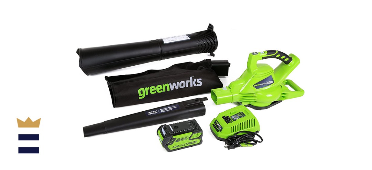 Greenworks 40V Variable Speed Cordless Leaf Blower/Vacuum