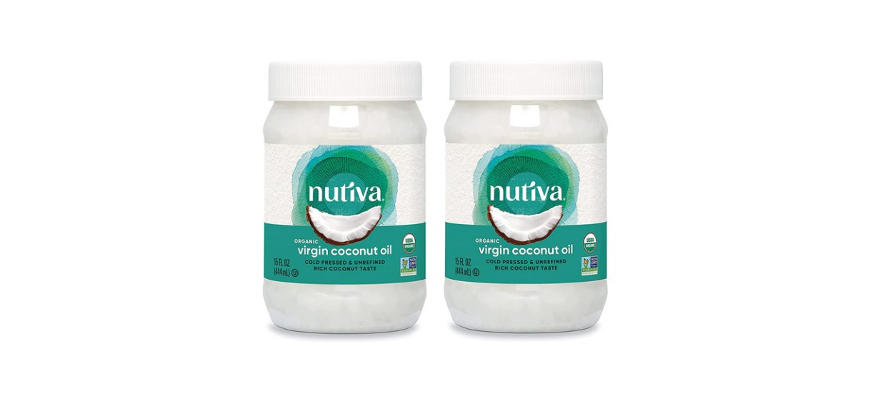 Best Nutiva Organic Cold-Pressed Virgin Coconut Oil, Pack of 2