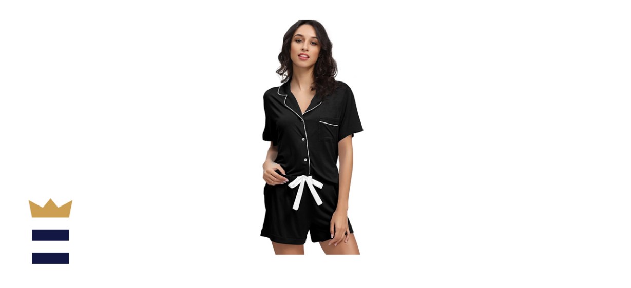 GYS Women's Button Down Short Pajamas