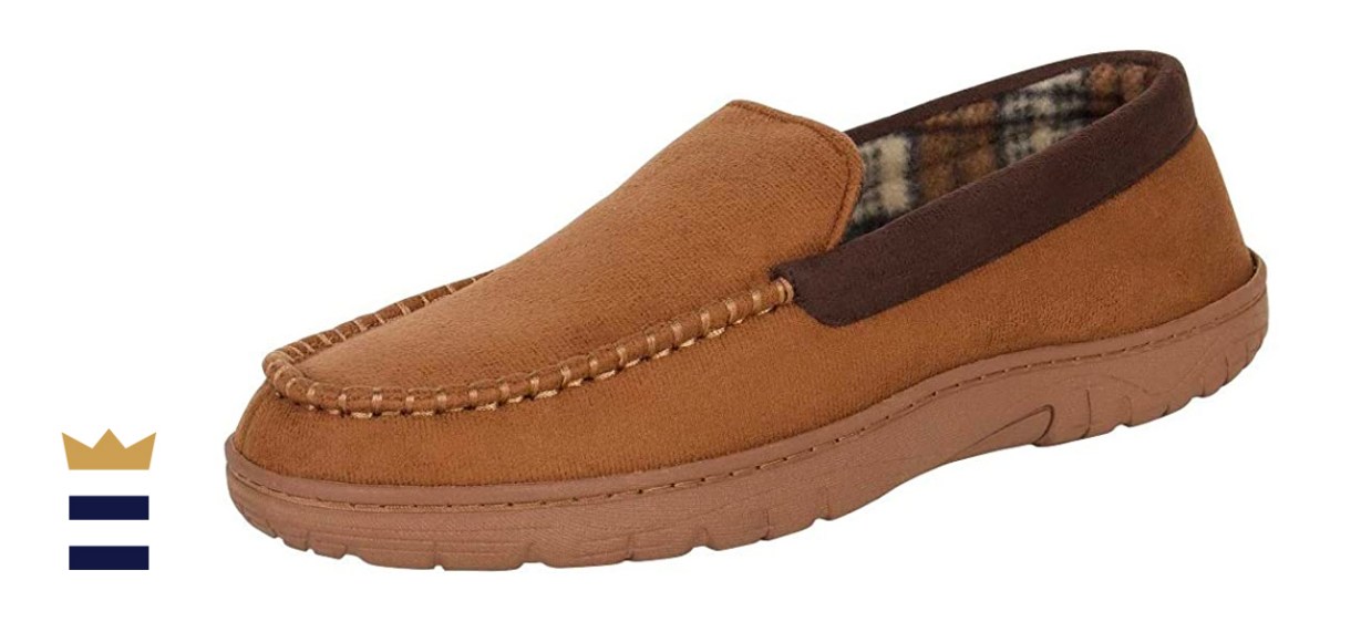 Hanes Men’s Moccasin Slipper 