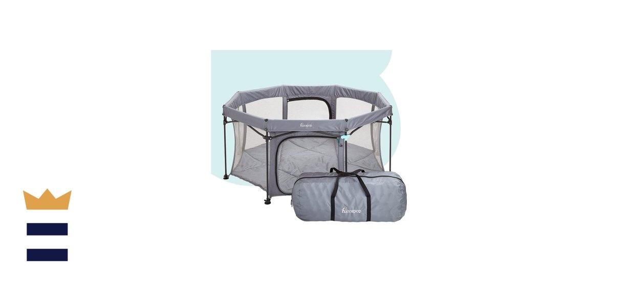 Hiccapop XL PlayPod Deluxe Portable Playpen