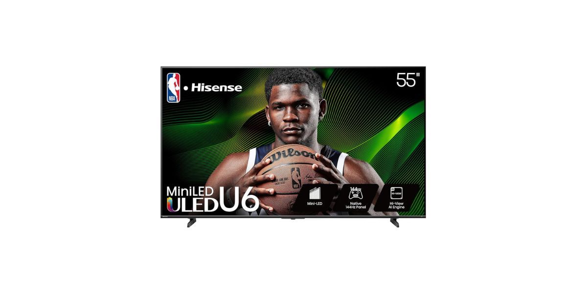 Hisense 55&quot; Class U6 Series Mini-LED 4K UHD Smart Fire